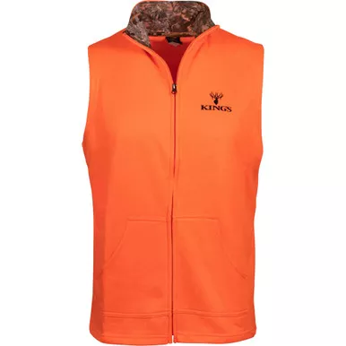 Kings Full Zip Poly Vest Blaze