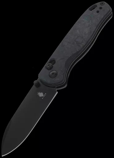 Kizer Azo Drop Bear Dark Matter Fat Carbon Folding Knife
