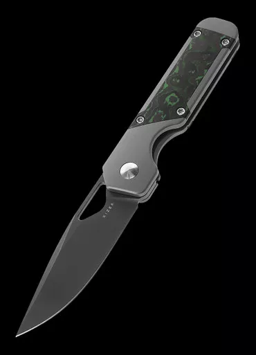 Kizer Blade Smith Mini Militaw Titanium Jungle Wear Folding Knife