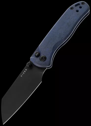 Kizer Drop Bear 2 Blue Canyon Richlite Folding Knife
