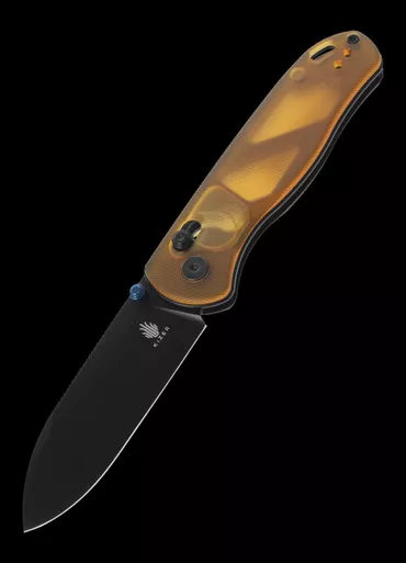 Kizer Drop Bear PEI Black Folding Knife