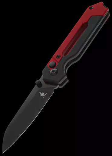 Kizer Hyper Black & Red Folding Knife