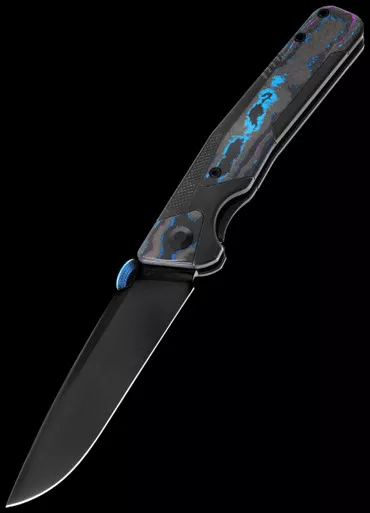 Kizer Sable Chief CamoCarbon Damtanium Folding Knife