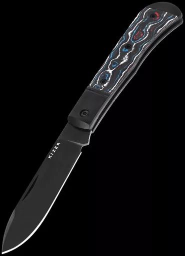 Kizer Trestle Fat Carbon Folding Knife