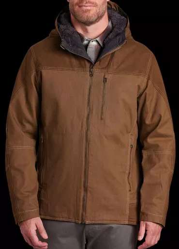 KUHL 'The Law' Fleece Lined Hoody Dark Khaki