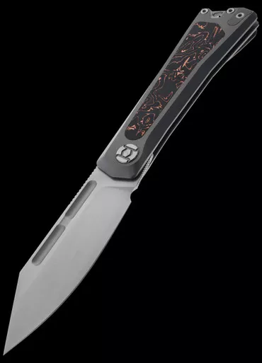 Kunwu Geezer Titanium Copper Folding Knife