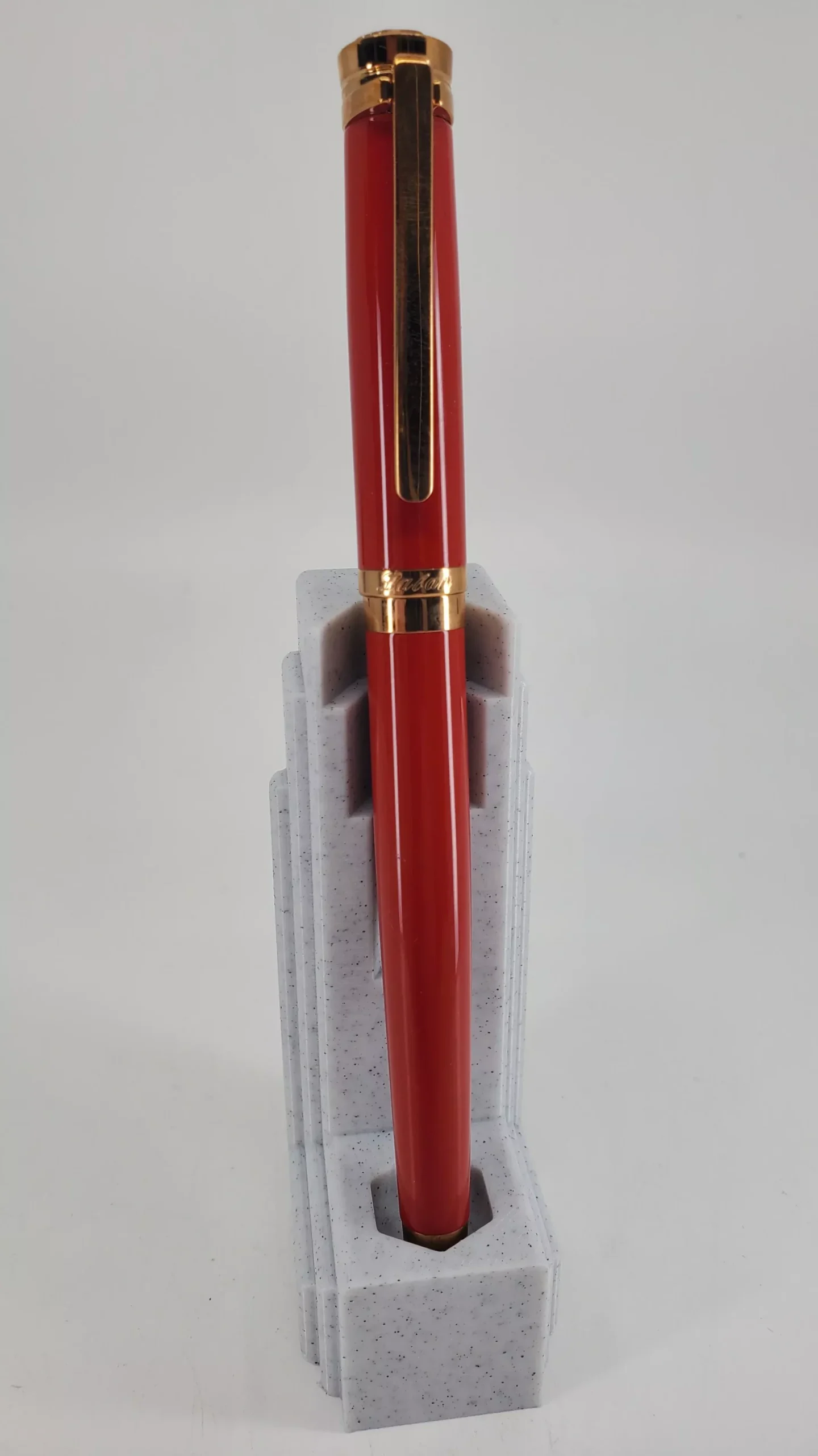 Laban Red w/ Copper Accent Rollerball Pen