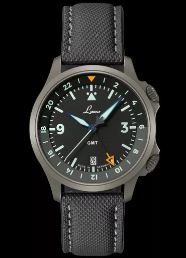 Laco Frankfurt GMT 40 Black Watch