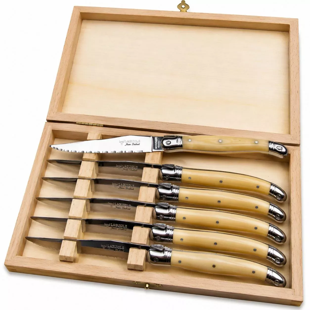 Laguiole Classic Steak Knife (Set of 6, Blonde)