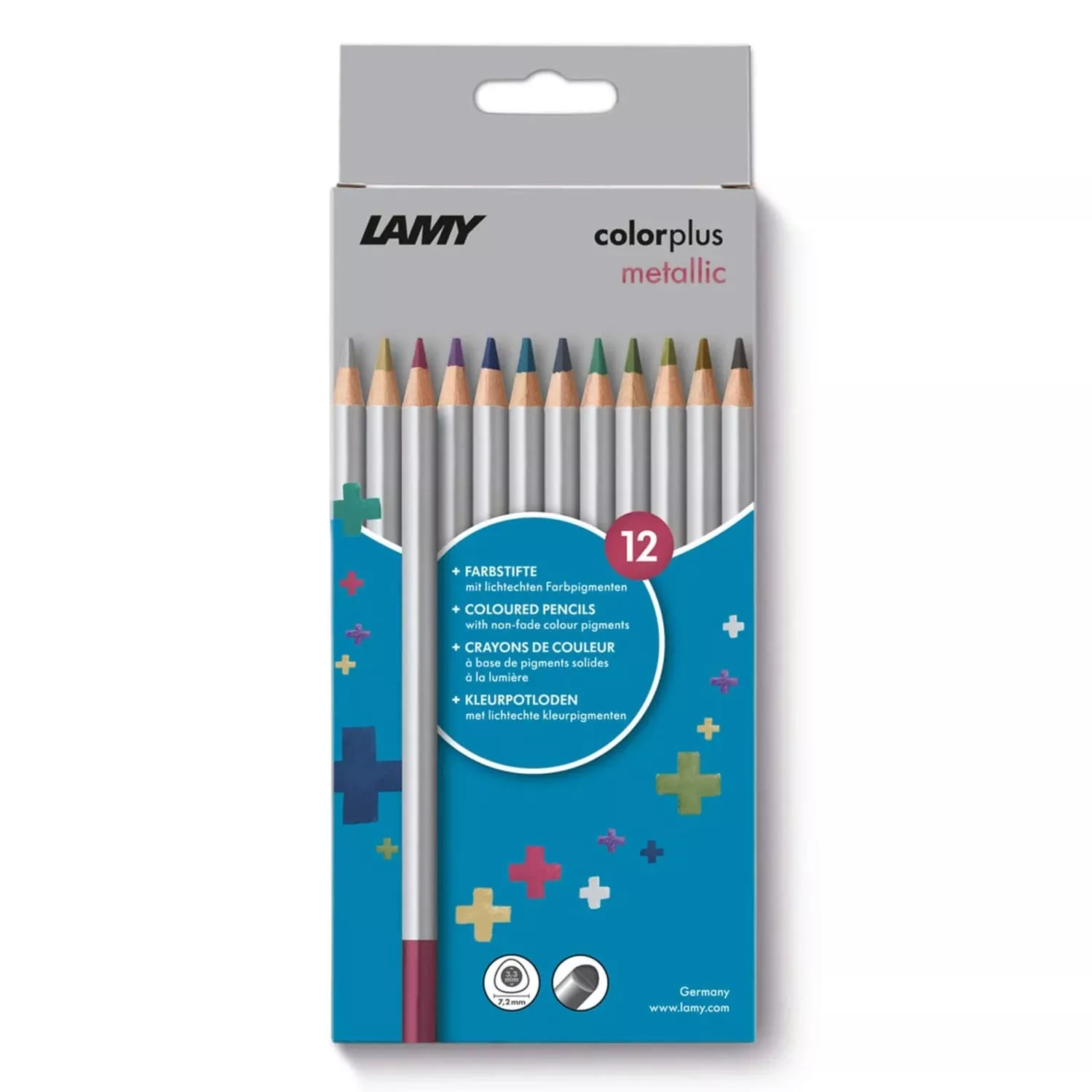 Lamy ColorPlus Metallic Color Pencils 12 Pack