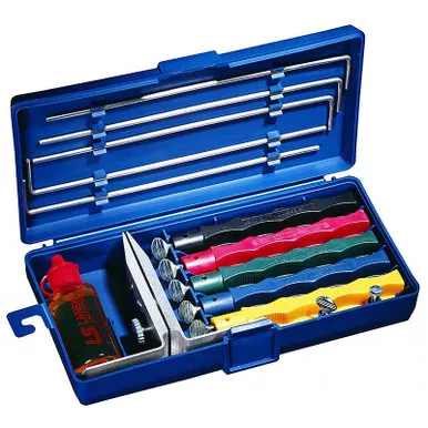 Lansky LKCLX Deluxe 5-Hone Sharpening System With Case and Oil