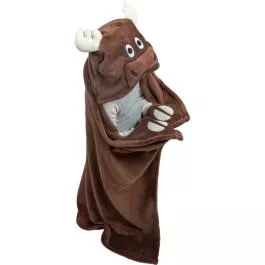 Lazy One Kid's Hooded Blanket - Moose