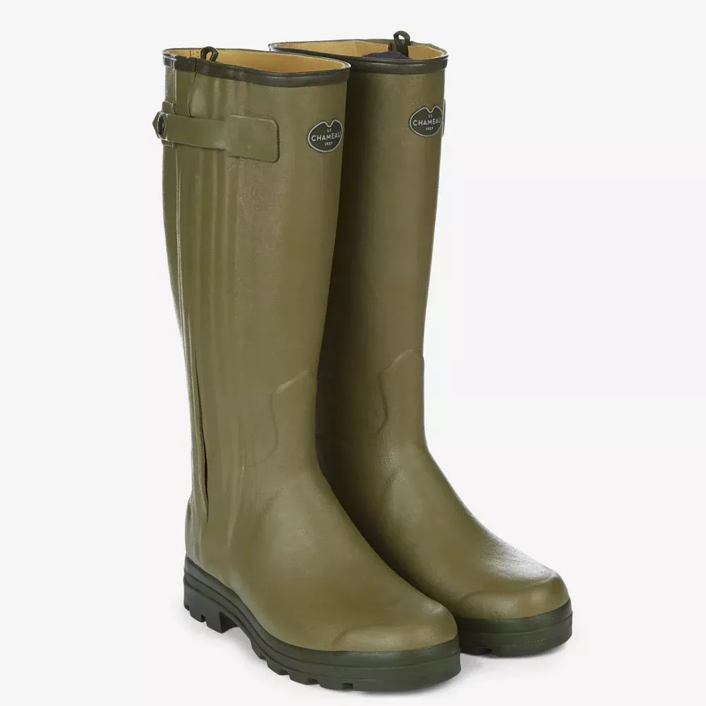 Le Chameau Chasseur Men’s Leather Lined Boots