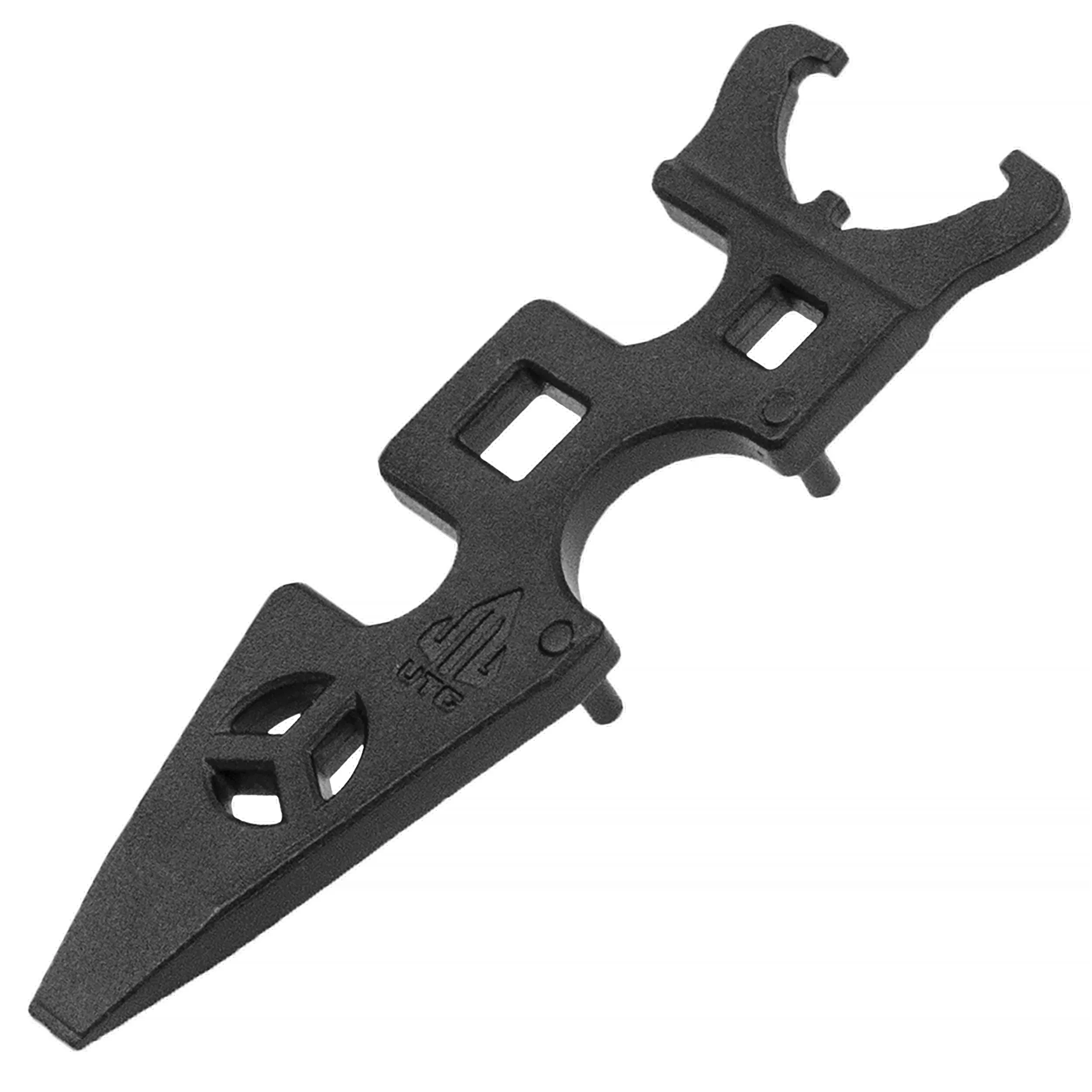 Leapers Mini Armorer’s Wrench – Compact Steel Multi-Tool for Barrel and Castle Nuts, TLARWR02