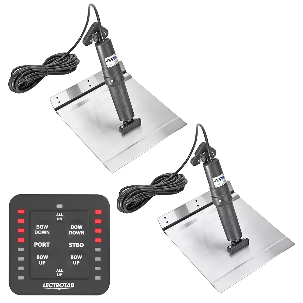 Lectrotab XKA Aluminum Alloy Trim Tab Kit w/One-Touch Control – 12 x 18 [XKASL12X18A]
