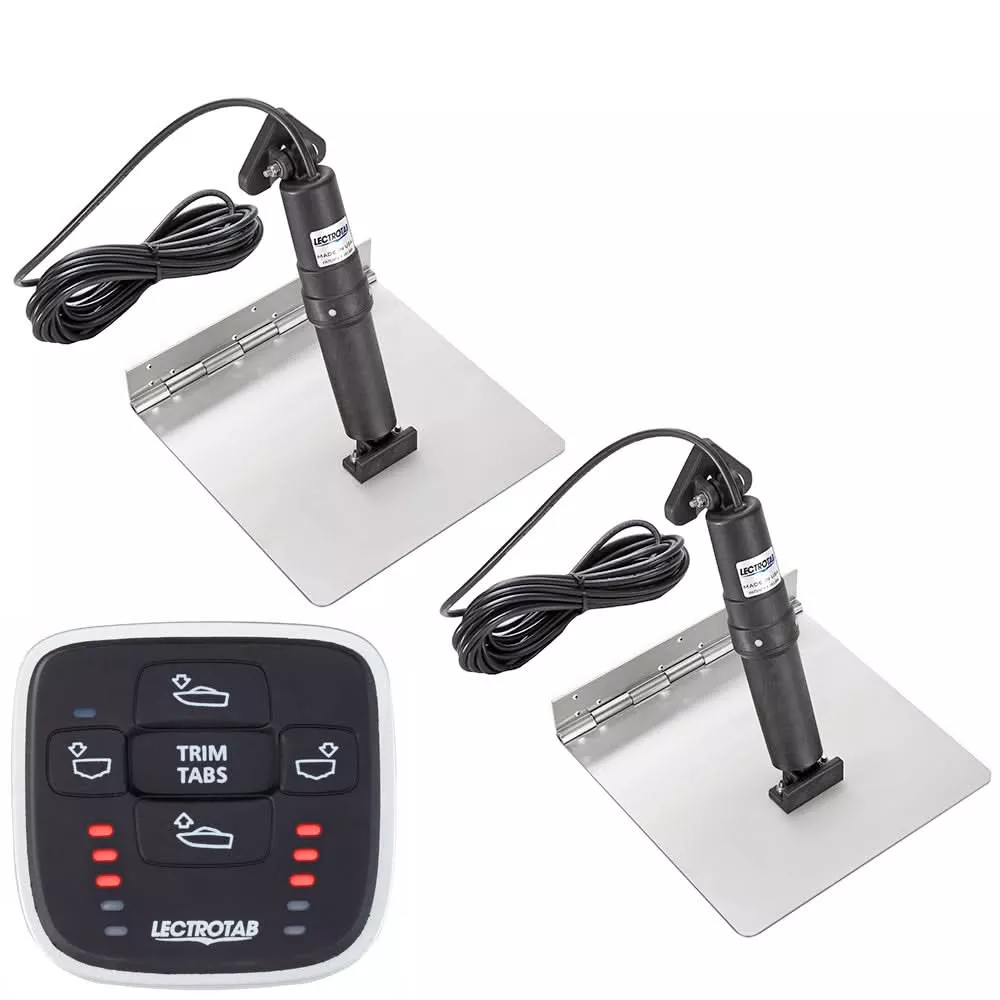Lectrotab XKA Stainless Steel Trim Tab Kit w/MLC-1 Control – 9 x 18 [XKASML9X18]