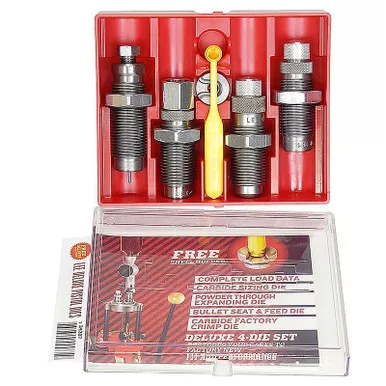 LEE 90968 DELUXE 4 DIE CARBIDE SET 45 ACP (45 AUTO)