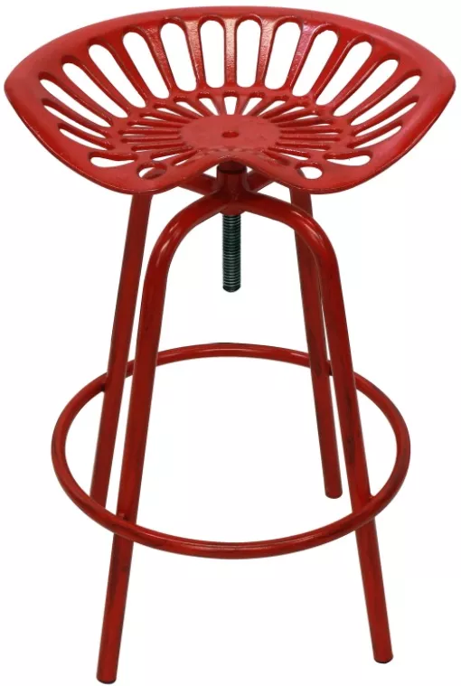Leigh Country Red Tractor Seat Swivel Stool #TX 907000