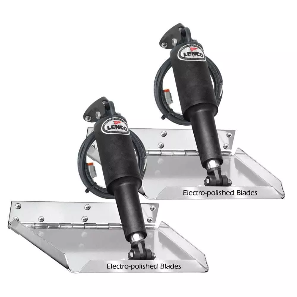 Lenco 12" x 12" Standard Performance Trim Tab Kit without Switch Kit 12V - 15037-101