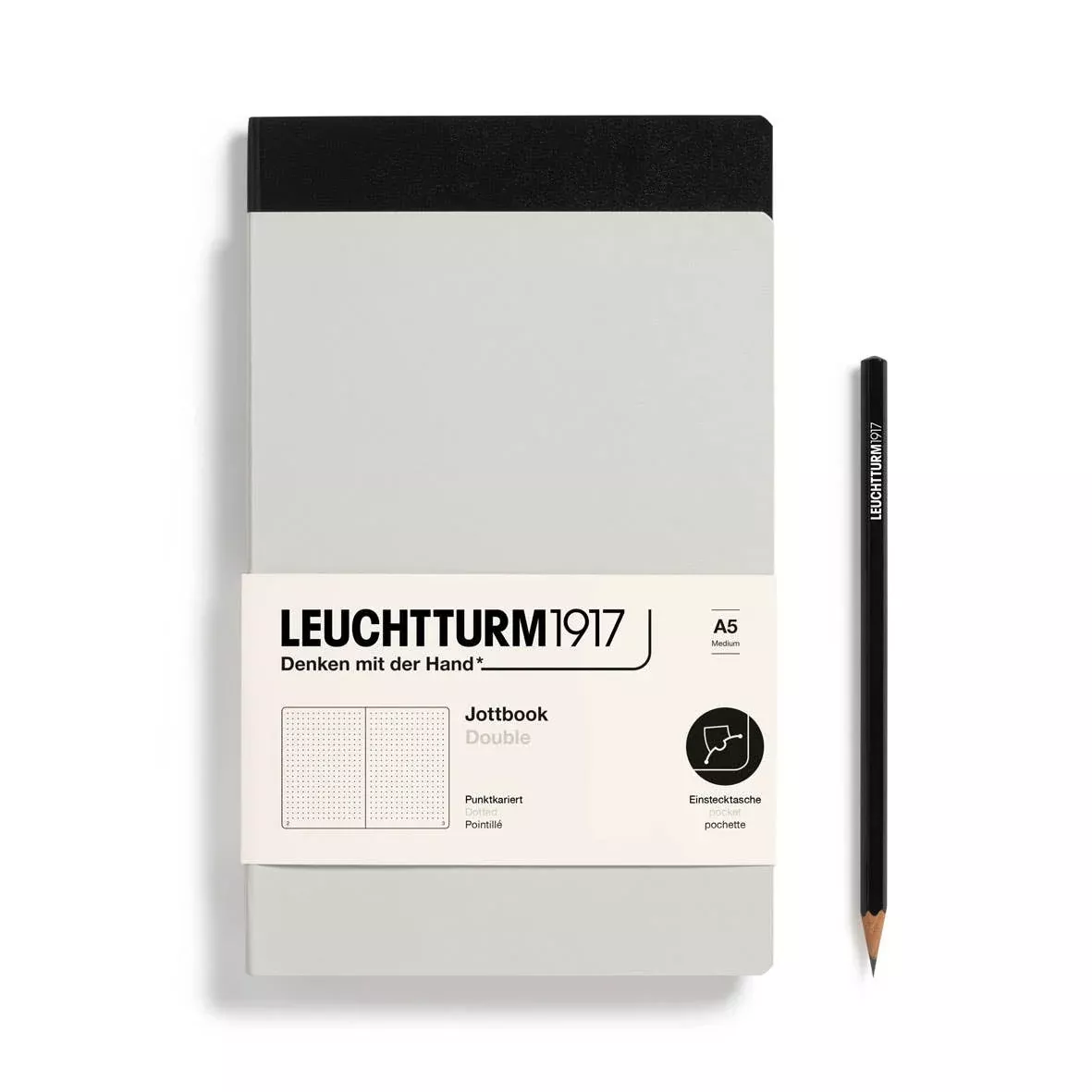 LEUCHTTURM1917 Jottbook A5 - Lightweight Notebook- Packs of 2