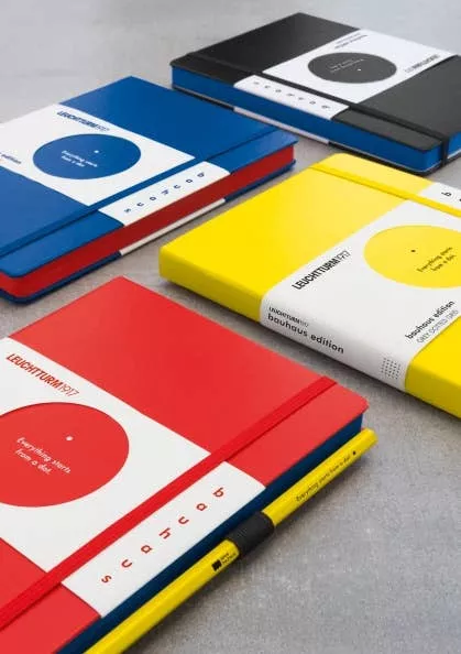 LEUCHTTURM1917 RedBauhaus Edition – Hardcover Medium Notebook – A5