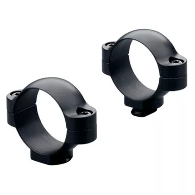 Leupold Standard 1" Scope Rings Low Matte Black, 49898