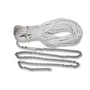 Lewmar Premium Anchor Rode 215' - 15' of 1/4" Chain & 200' of 1/2" Rope with Shackle - HM15HT200PX