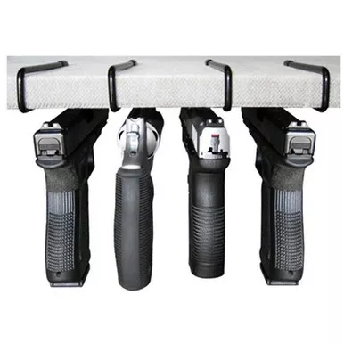 liberty safe & security prod gun safe handgun hanger, under-shelf, 4-pk.
