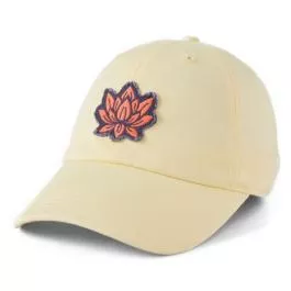 Life Is Good Lotus LIG Trucker Hat – Sandy Yellow