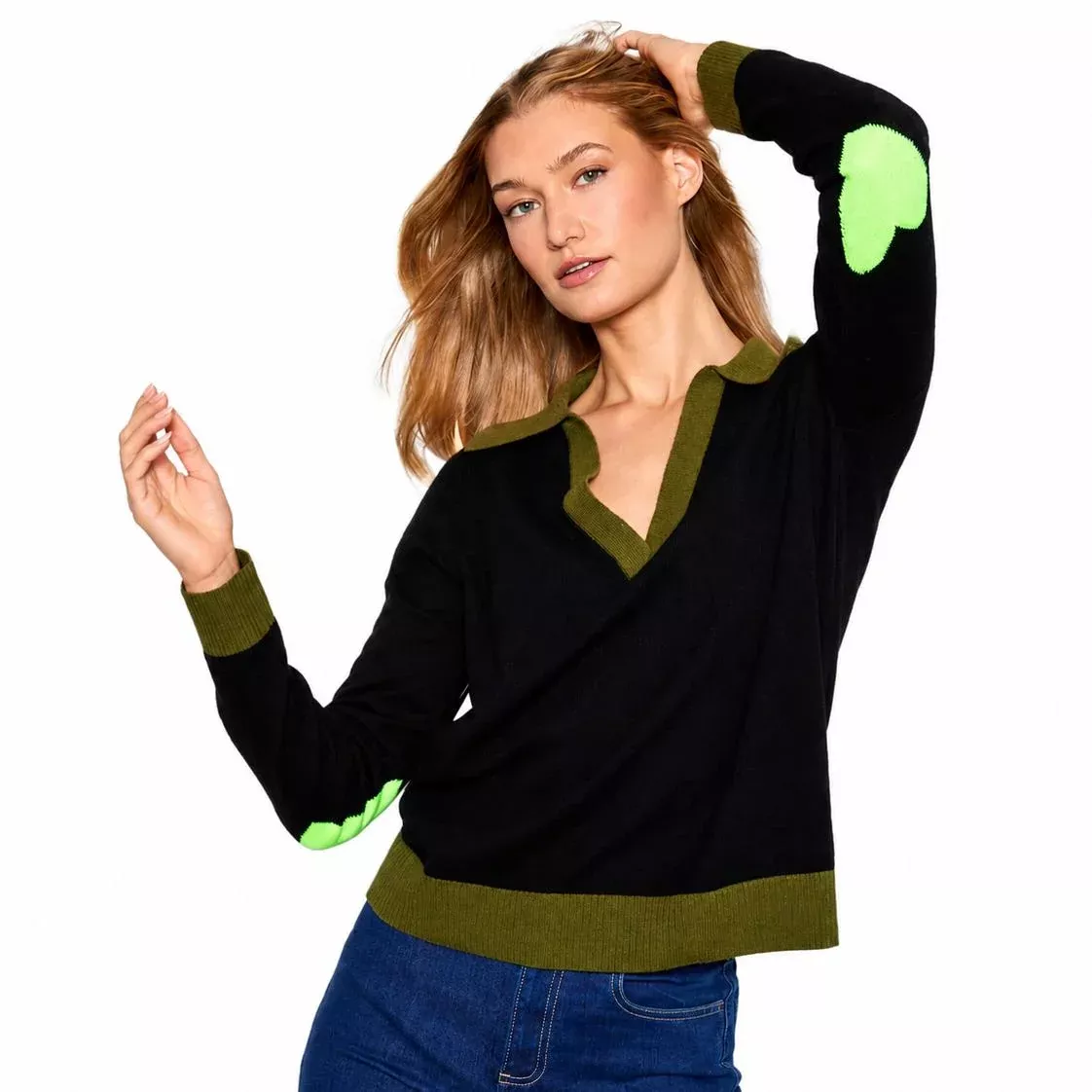 Lisa Todd Women’s Polo Pop Sweater