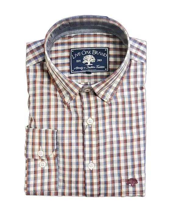 Live Oak Men’s Poplin Sport Shirt