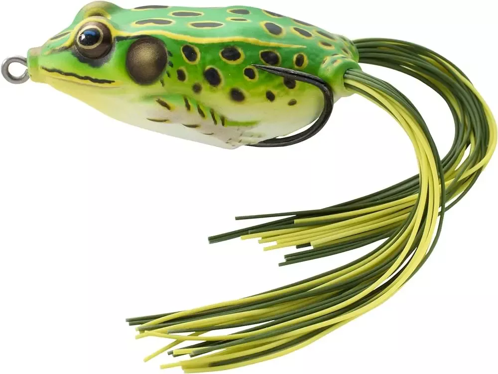LiveTarget Hollow Body Frog – Green/Yellow 2-1/4″
