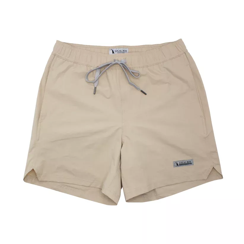 Local Boy Men’s Swim Trunks – Khaki #L1600001KHK