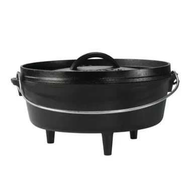 Lodge 4 Quart Cast Iron Camp Dutch Oven