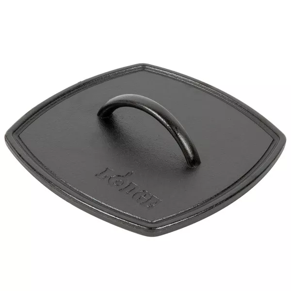 Lodge Cast Iron 8.25″ Flat Grill Press #LFIP3