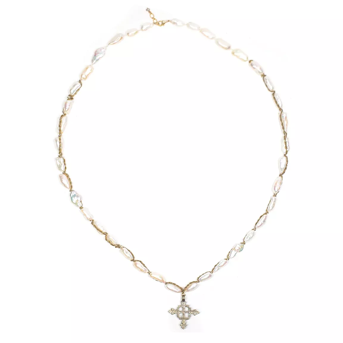 Long Double Knotted Necklace