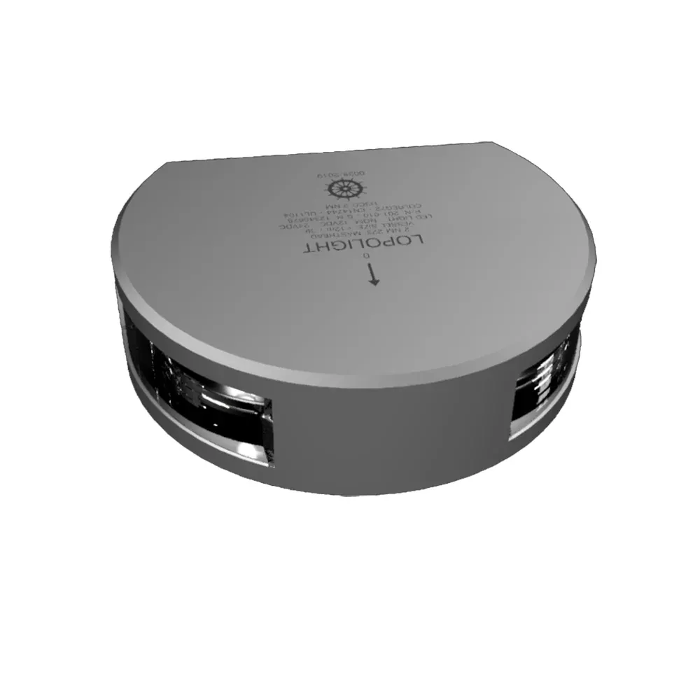 Lopolight 225 Masthead Light – Single – Silver Housing – Vertical Mount