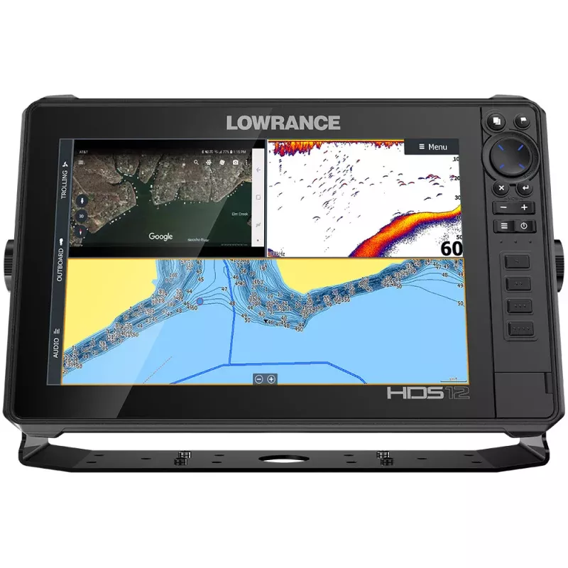 Lowrance HDS-12 LIVE w/Active Imaging 3-in-1 Transom MountC-MAP Pro Chart