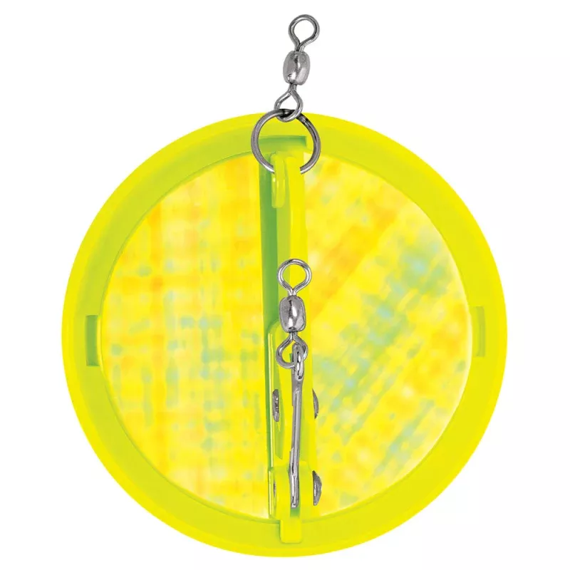 Luhr-Jensen 2-1/4 Dipsy Diver – Chartreuse/Silver Bottom Moon Jelly