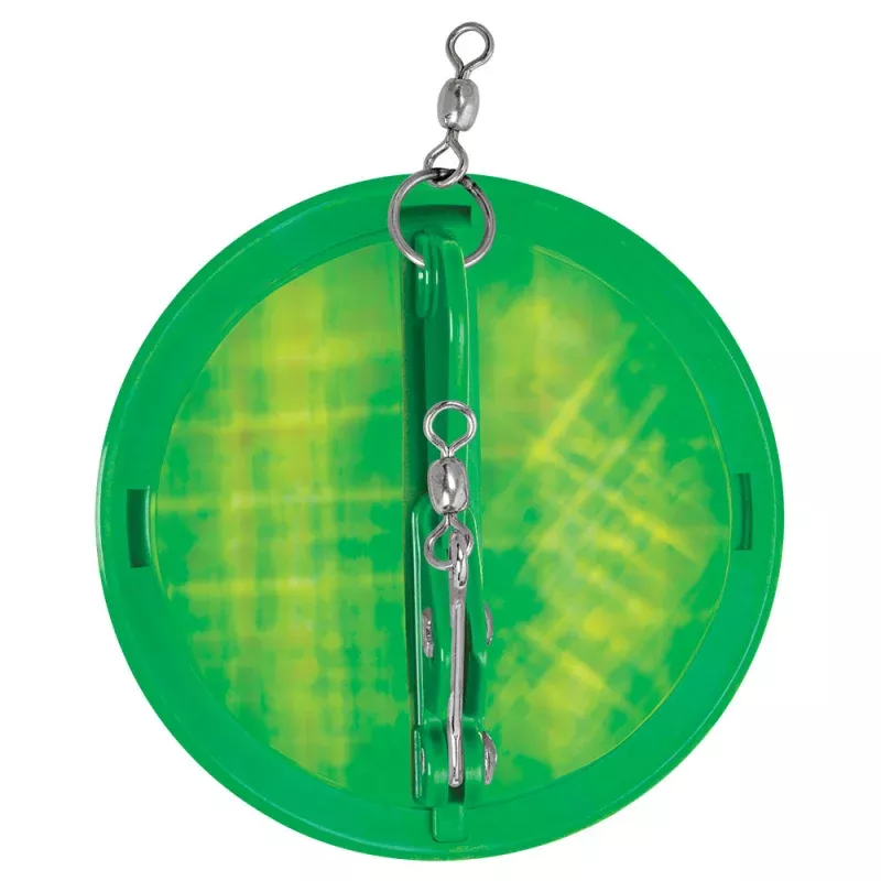 Luhr-Jensen 3-1/4 Dipsy Diver – Kelly Green/Silver Bottom Moon Jelly