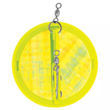 Luhr-Jensen 4-1/8 Dipsy Diver – Chartreuse/Silver Bottom Moon Jelly