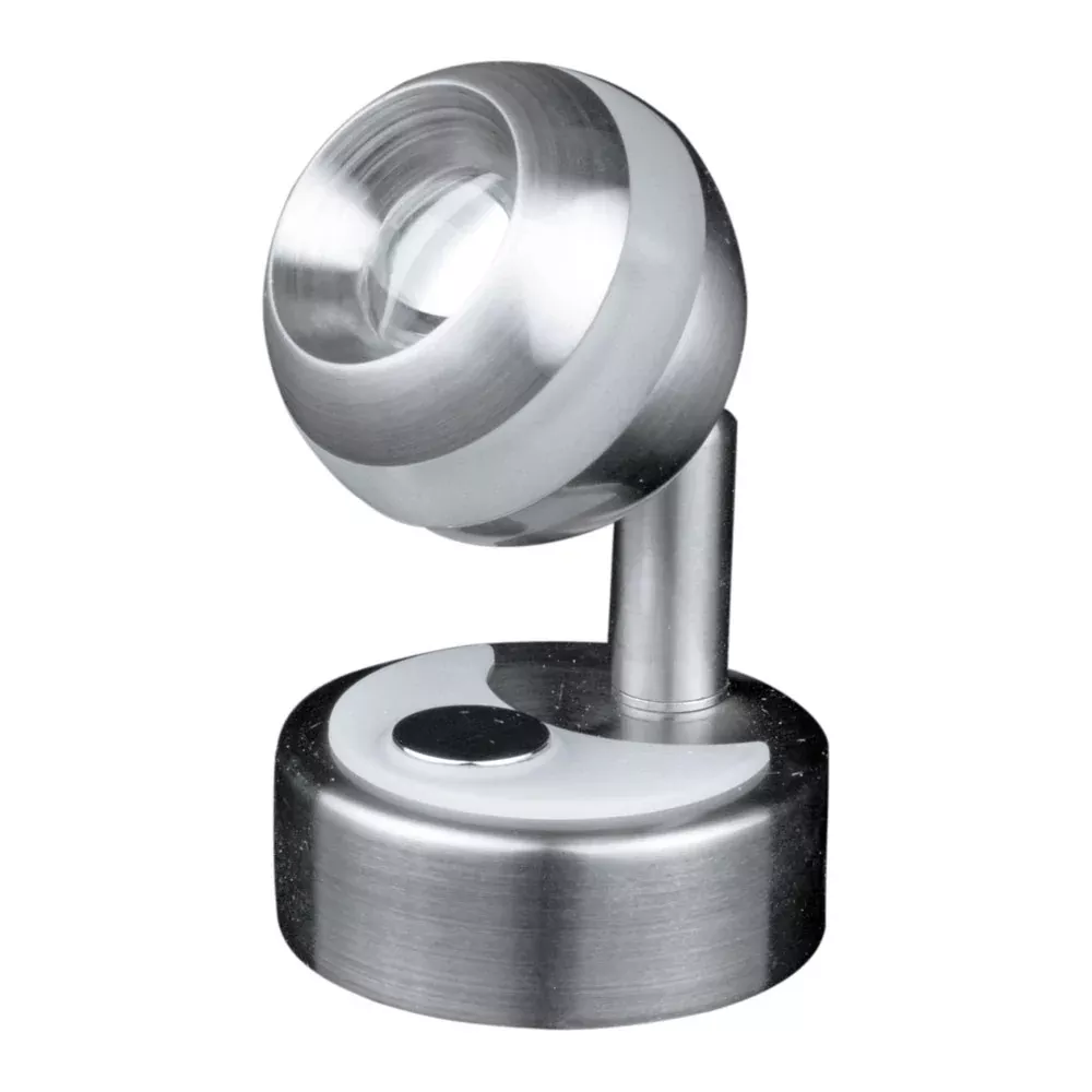 Lunasea Wall Mount LED Light w/Clear Ring & Touch Dimming – Warm White/Brushed Nickel Finish [LLB-33RW-81-OT]