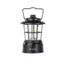 LuxPro LP1535 | 265 Lumen Retro LED Lantern - Black