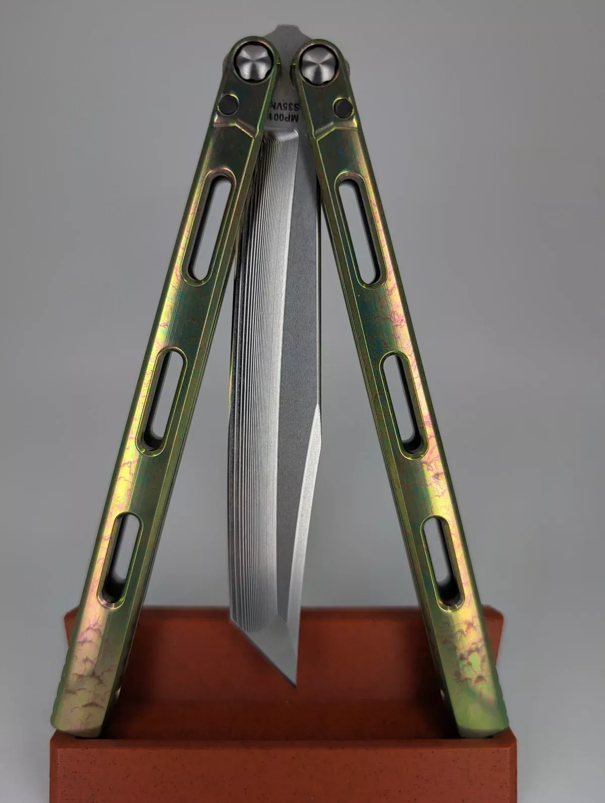 MachineWise Maryn Titanium Live Blade Balisong MP001