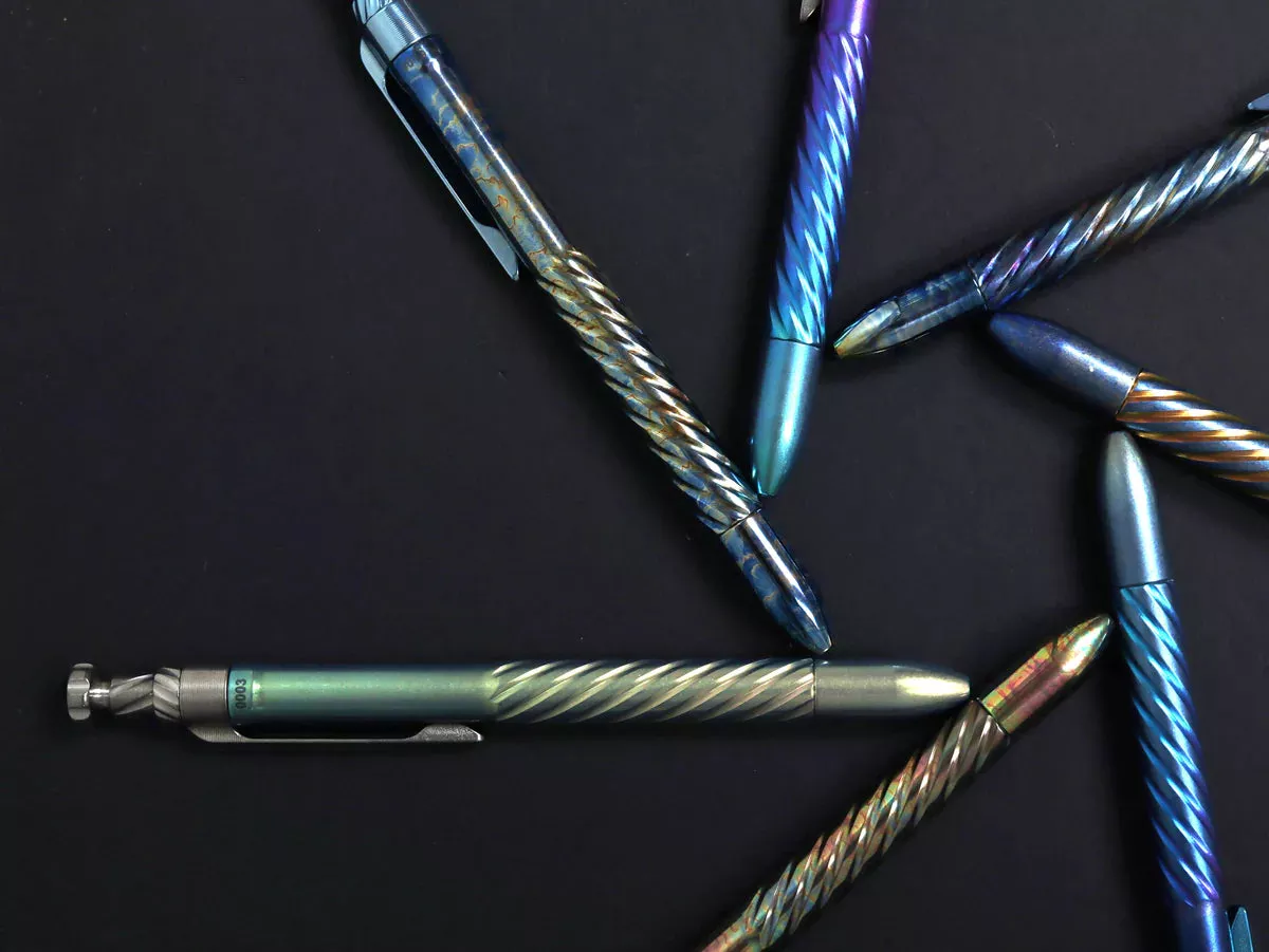MachineWise ROTA Titanium Ballpoint Pen