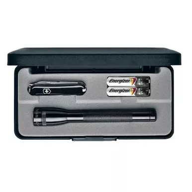 Maglite M2A49L Mini Maglite 2XX Xenon Flashlight & Swiss Army Knife Combo