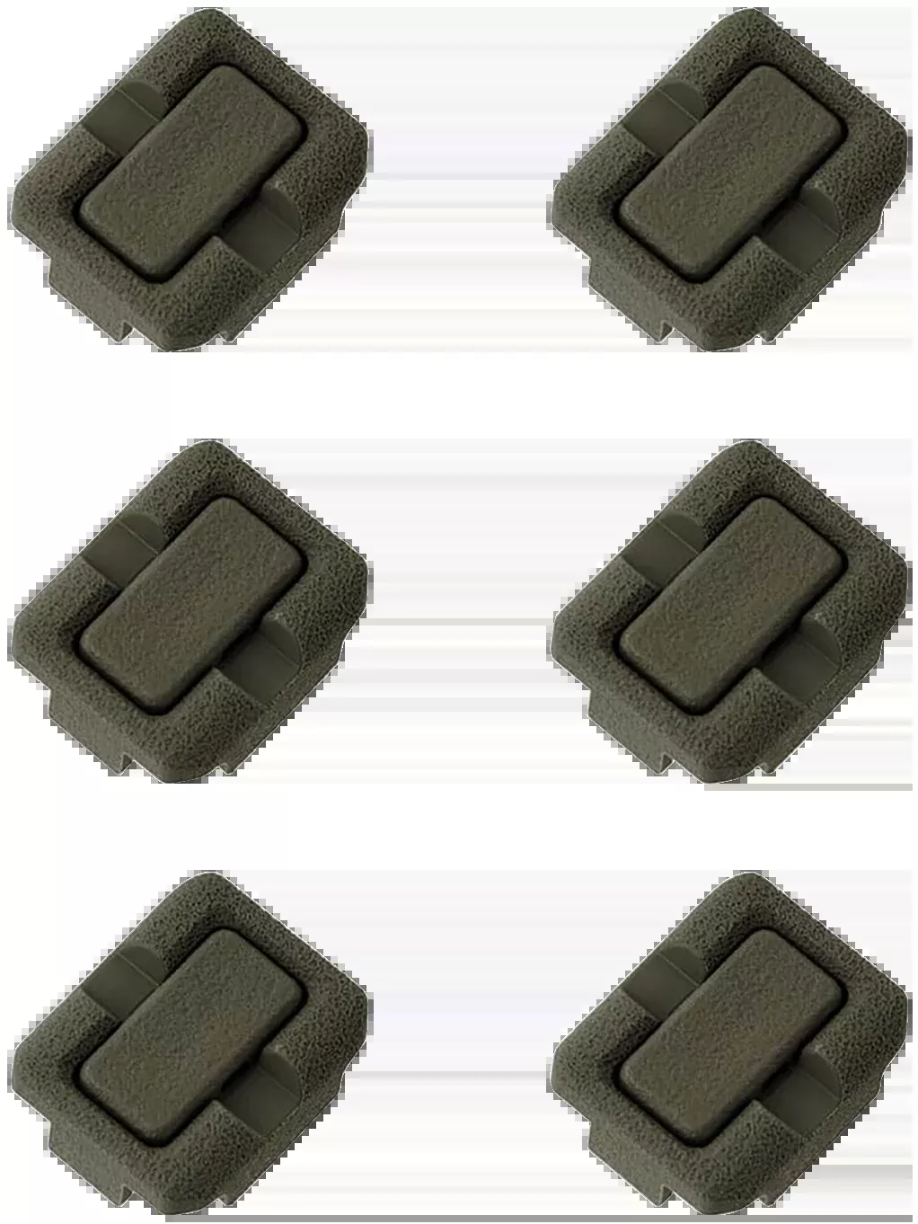 Magpul Wire Control Kit for M-LOK Rails, OD Green Polymer 6-Piece Cable Management MAG1296-ODG