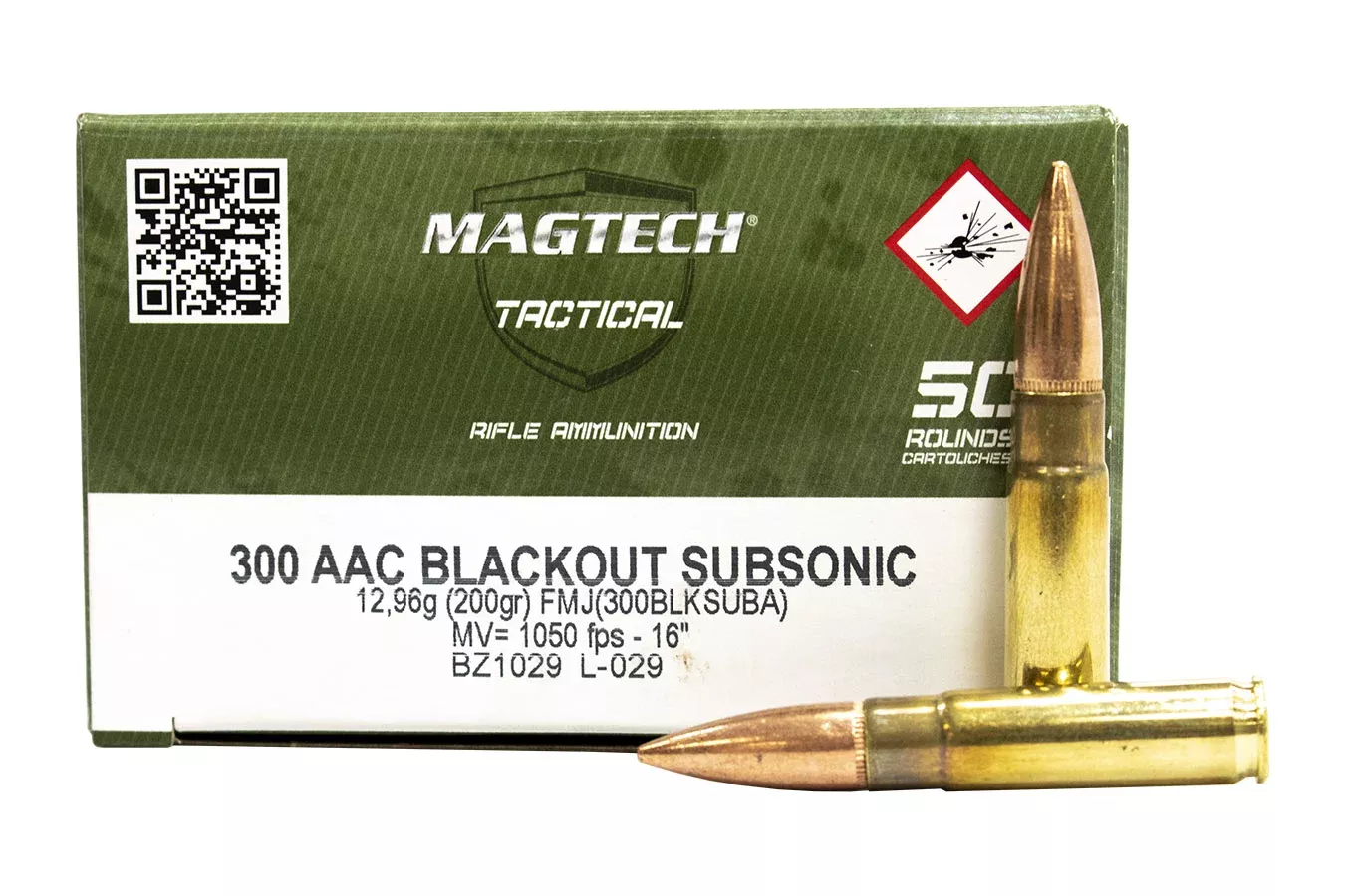 Magtech 300 Blackout Subsonic 200 gr FMJ Tactical 50/Box