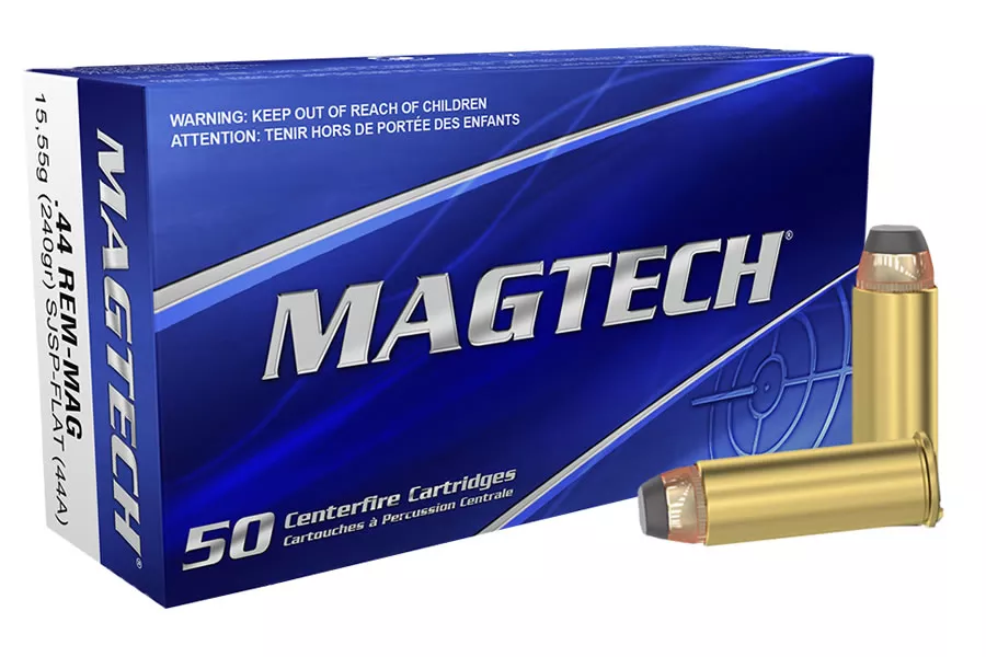 Magtech 44 Rem Mag 240 gr Jacketed Soft Point- Flat 50/Box