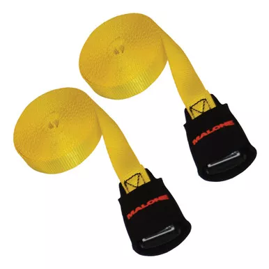 MALONE AUTO RACKS 18' Cam With Foam Buckle Sleeve 2pk Load Strap (MPG307-18)